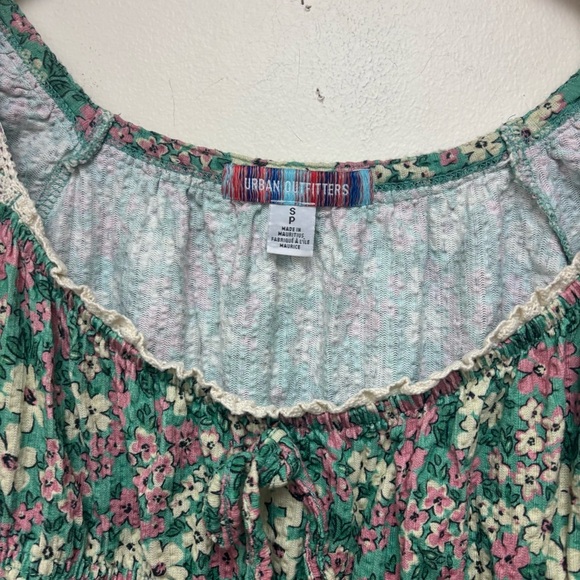 Urban Outfitters Alice Green Floral Mini Dress - Picture 5 of 13